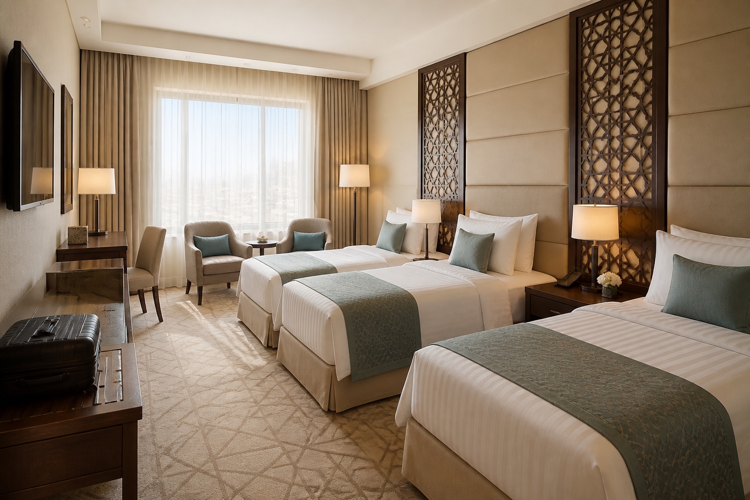 Representative spacious group accommodation