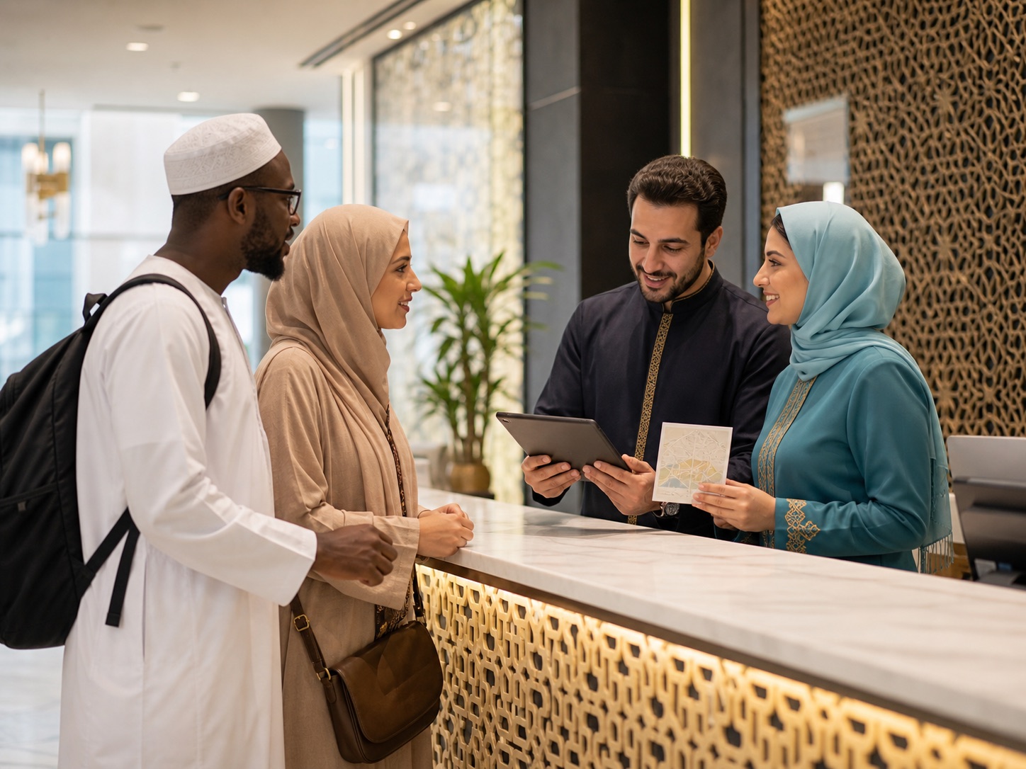 Representative multilingual guest care service